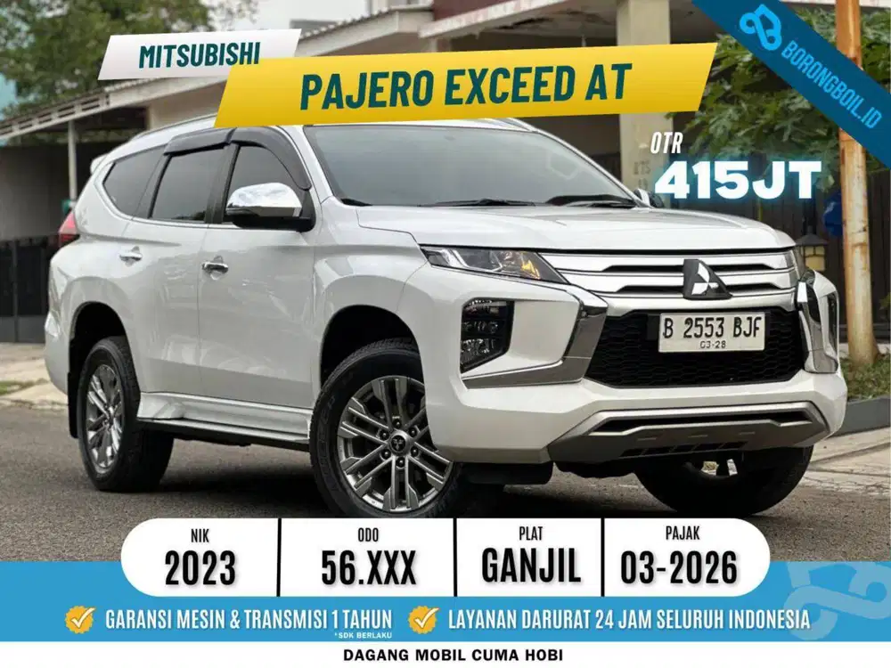 Mitsubishi Pajero Exceed 2.5 A/T Matic 2023 Putih