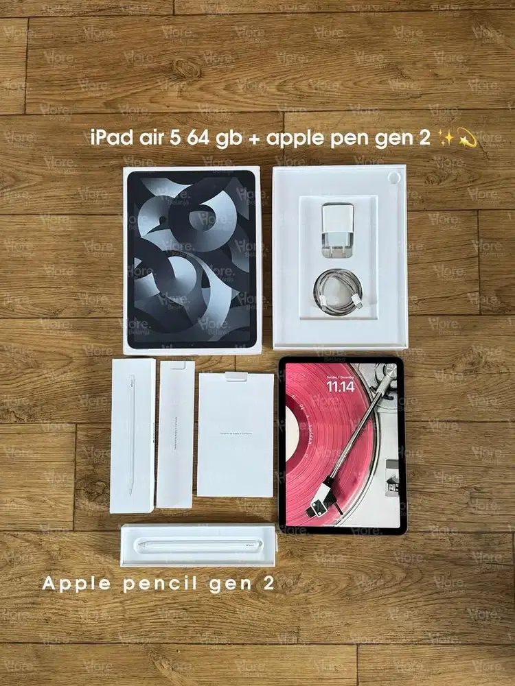 iPad air 5 m1 64 gb wifi only dan apple pencil gen 2