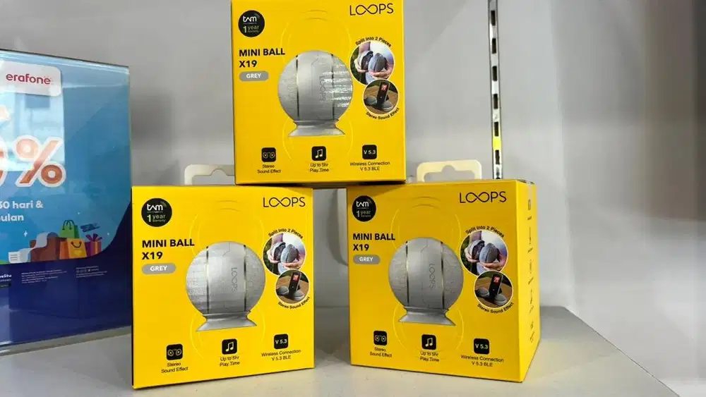 LOOP MINI BALL X19 SPIKER MINI CANGGIH BISA MENJADI DUA SPIKER LOH!!
