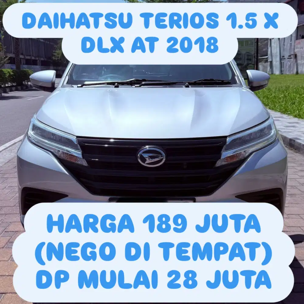 DAIHATSU TERIOS 1.5 X DLX AT 2018 DP 28 JUTA