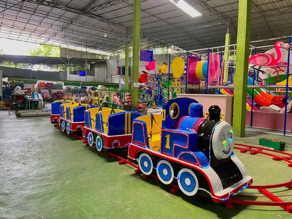 WAHANA BERMAIN ANAK wahana playground rainbow | Kereta Lantai Thomas