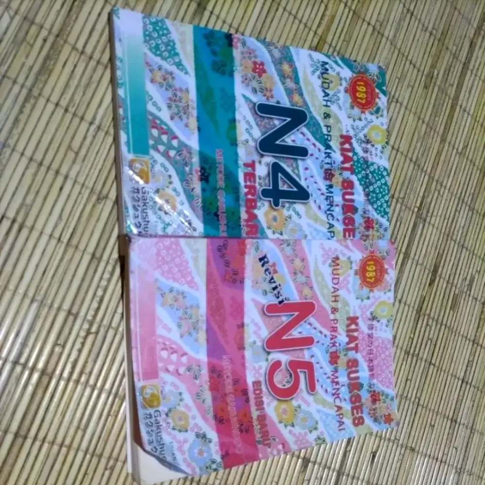 Buku bahasa jepang metode gakushudo N4 dan N5