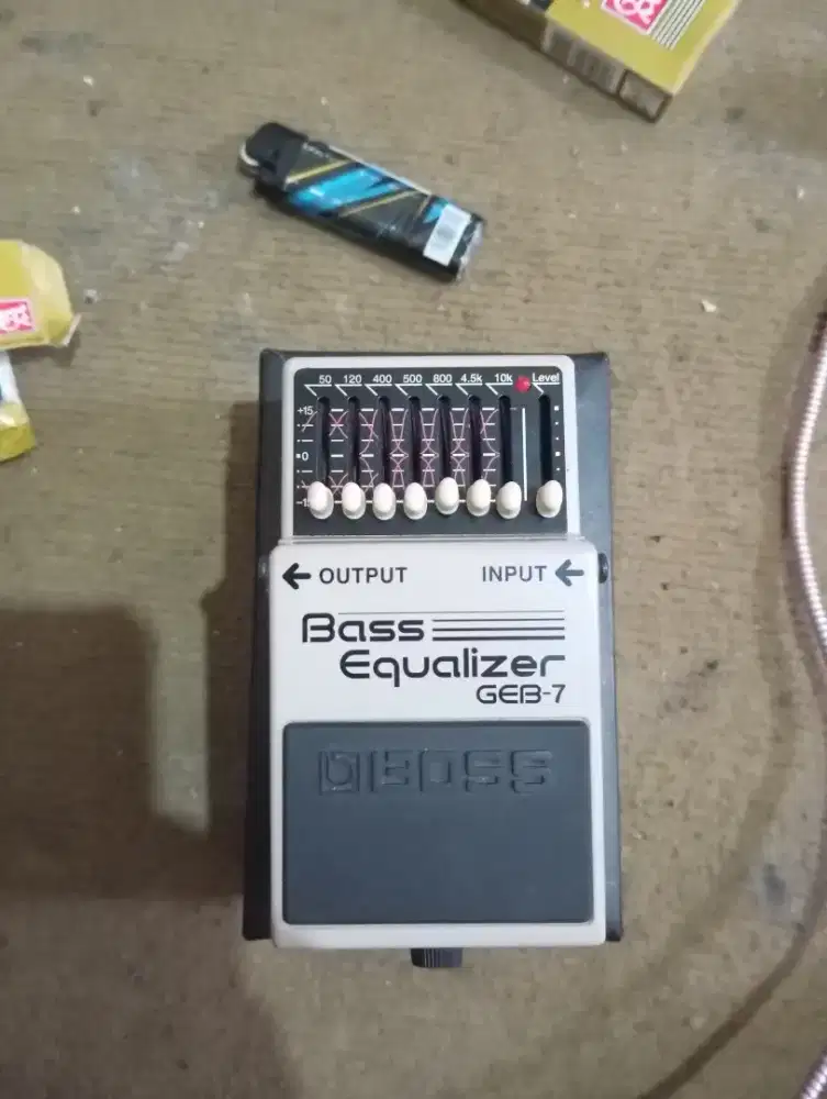 Boss Geb-7 EQ Bass made in taiwan