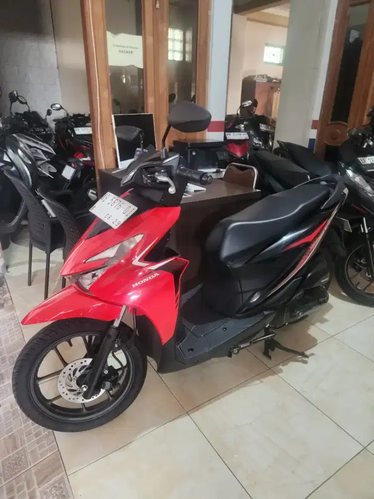Beat all new 2024 hitam merah Gbm