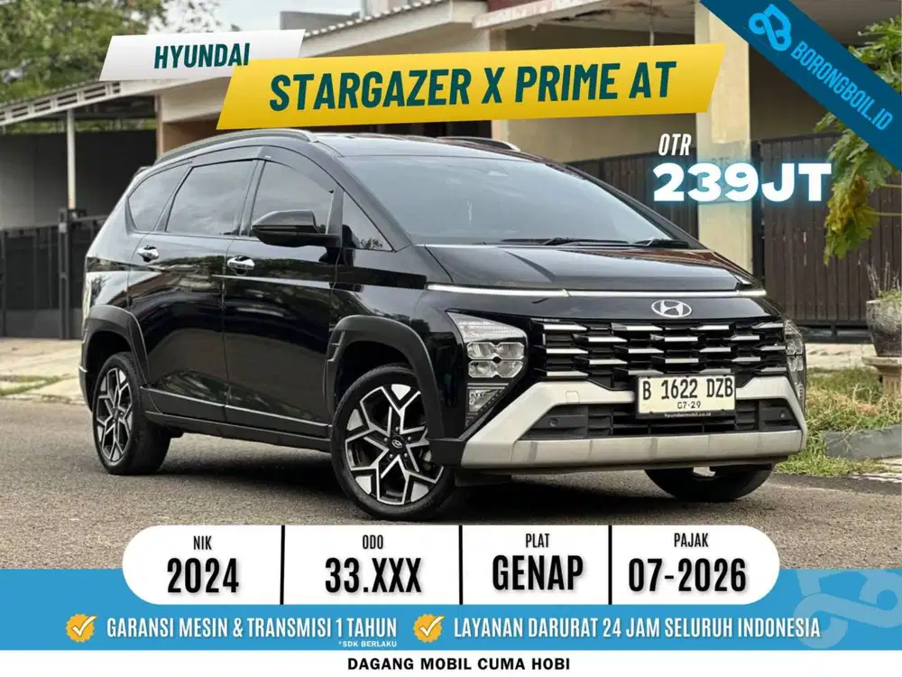 Hyundai Stargazer X Prime A/T Matic 2024 Hitam Metalik