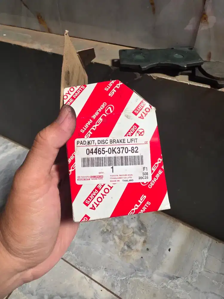 Jual kanvas rem ex fortuner vrz depan