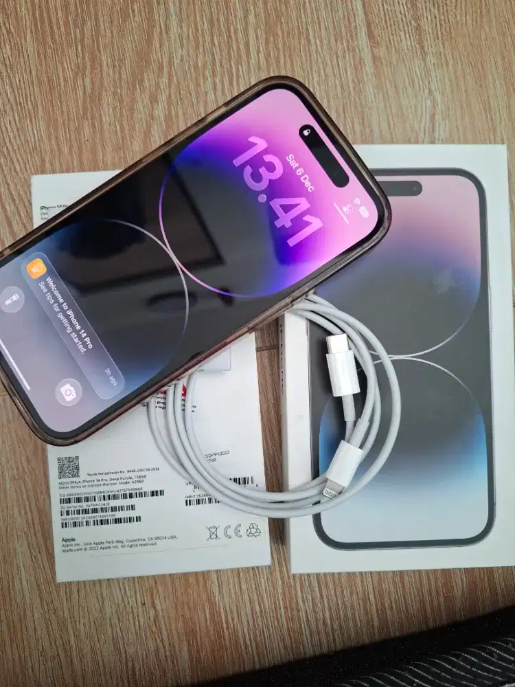 Iphone 14 pro ibox deep purple 128gb