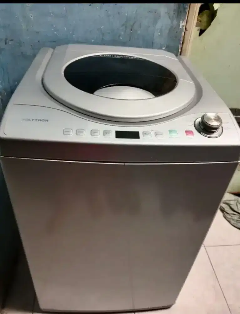 mesin cuci digital 1 tabung merk polytron