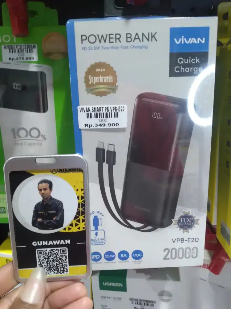 Power bank VIVAN VPB-E20 ATLANTIS DAHSYAT