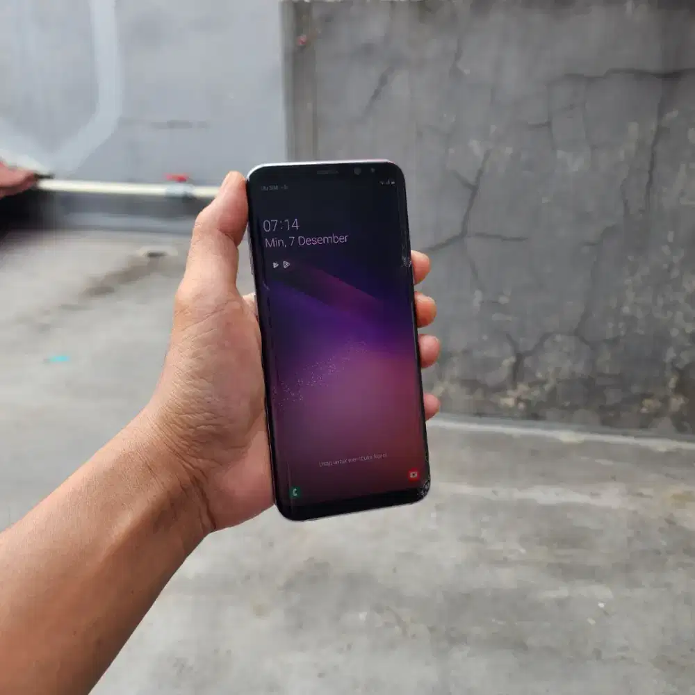 SAMSUNG GALAXY S8 PLUS SEIN 4/64 DUAL SIM MINUS FUNGSI 100% NORMAL