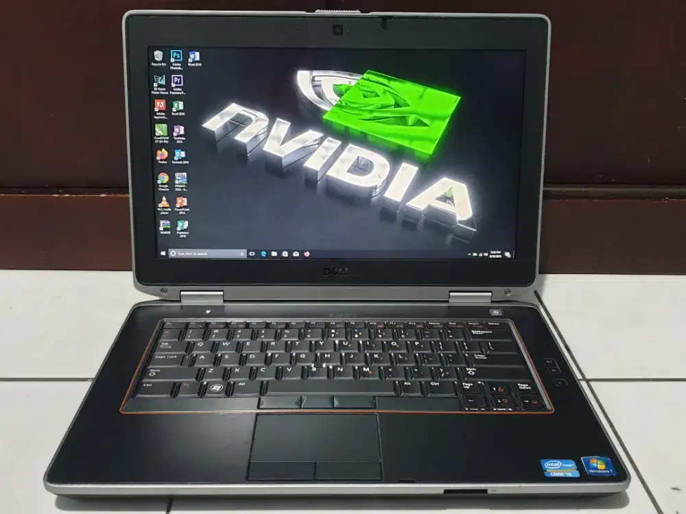 Laptop Dell Corei5 Dual Vga Nvidia Quadro Full Program Kerja lengkap