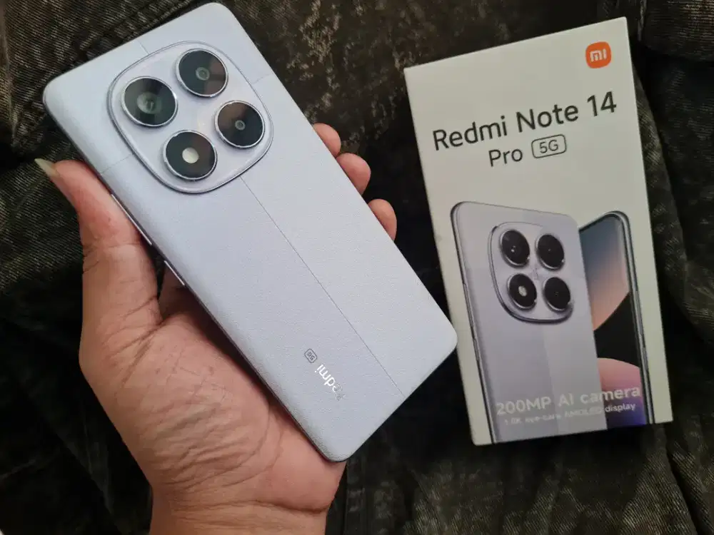 Redmi Note 14 pro 5G ram 8/256gb mulus fullset original nominus