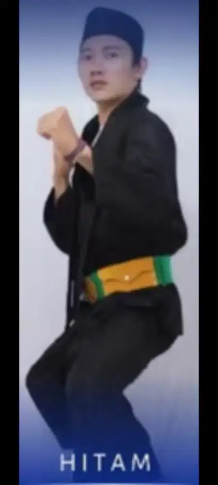 Baju setelan Celana adat Betawi laki-laki beserta ikat pinggang nya