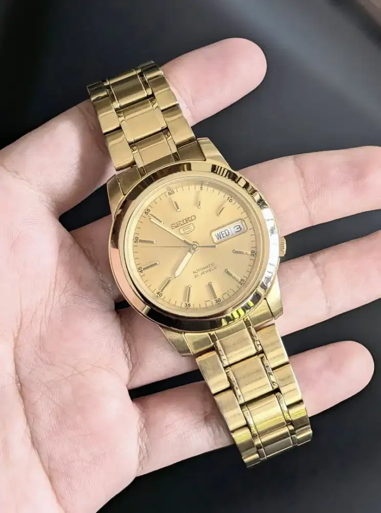 Jam Seiko 5 automatic SNKE56K1 7s26 original
