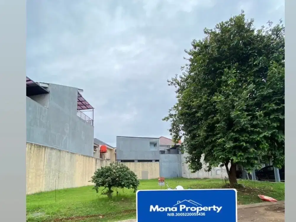 Dijual Tanah Kavling Sudut Siap Bangun Turun Harga Kota Wisata Cibubur