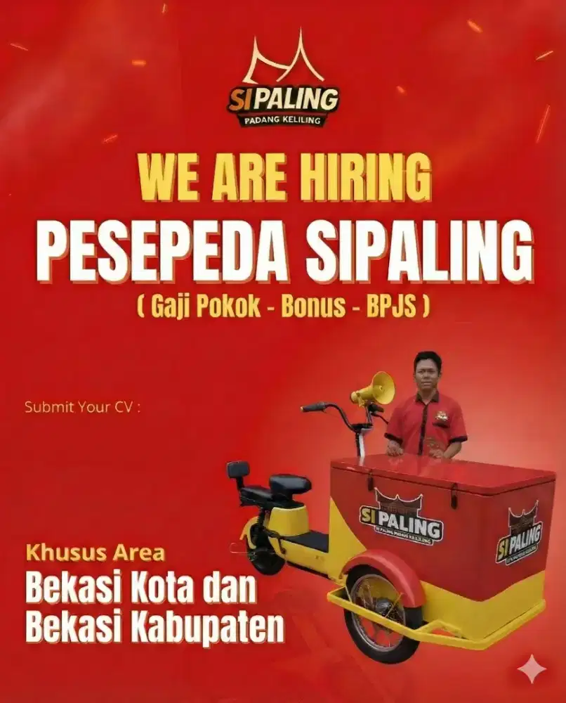 WE ARE HIRING RIDERS.