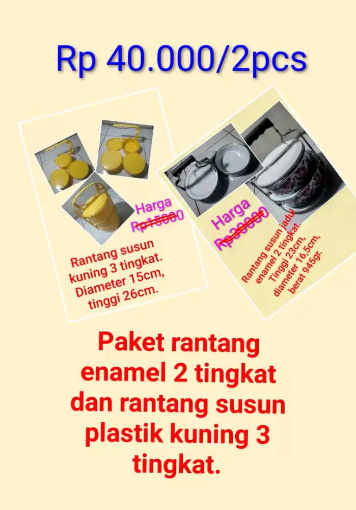 Rantang susun Paketan