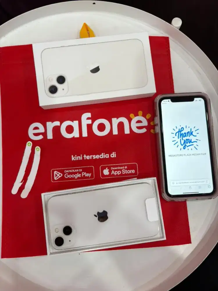 Iphone 13 128Gb Starlight bisa cicilan Gratis 2xAngsuran