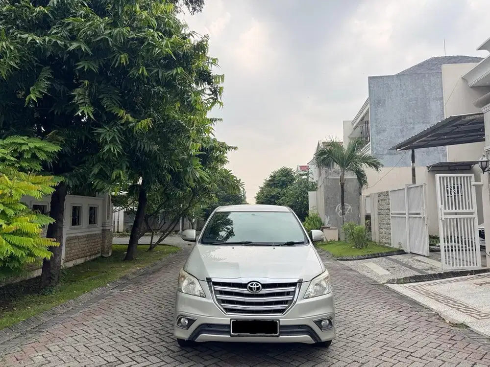 Grand New Innova 2.5 V Diesel Manual 2014 Silver Facelift Plat L