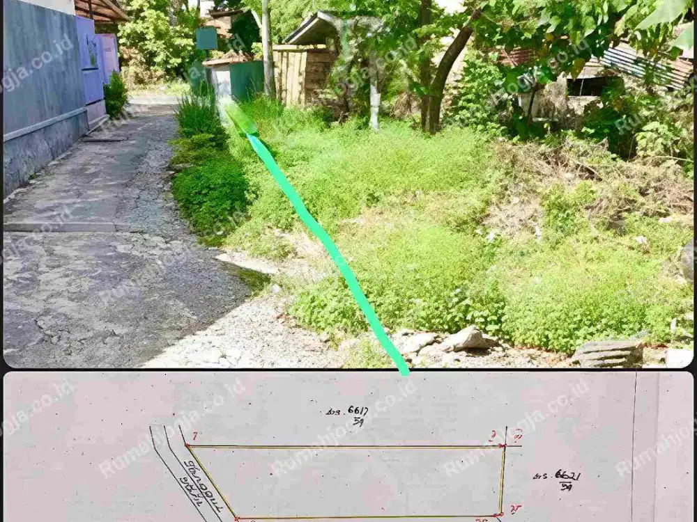 tanah sangat strategis jalan Kaliurang KM 8 banteng baru