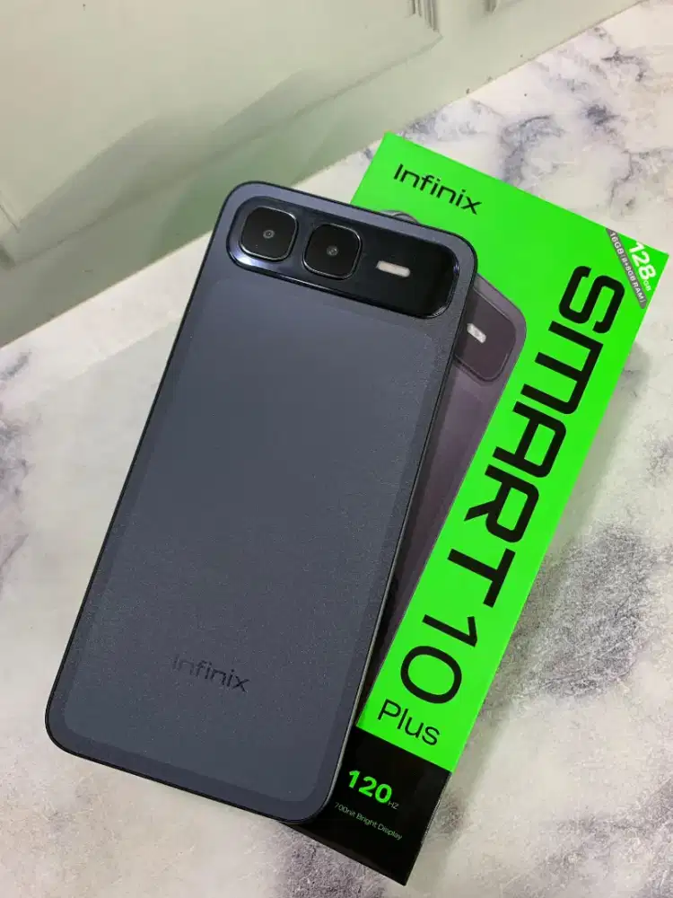 Infinix smart 10 plus 8/128 black lengkap garans panjang
