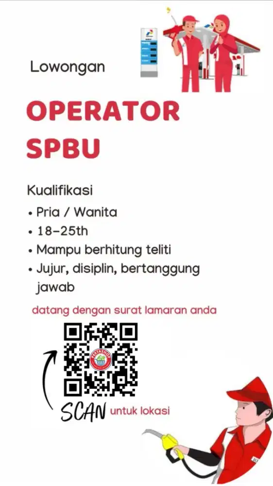 OPERATOR SPBU Pertamina Pertashop