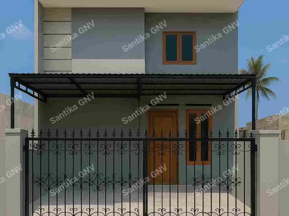 Cash 155juta include listrik, sumur bor, mesin satelit, toren, double dinding, pager, dan kanopi. 5 menit ke st daru