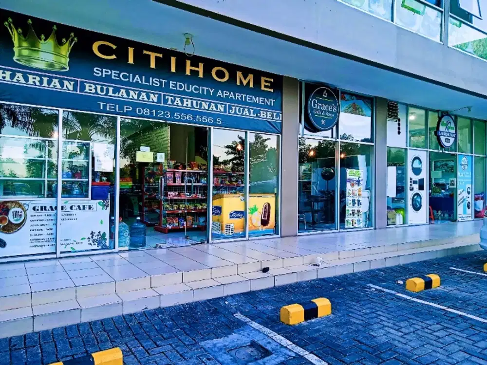 menyewakan apartemen educity 1br bulanan bycitihome