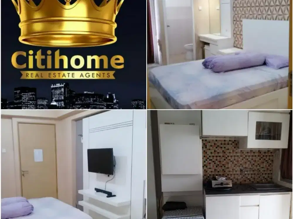 menyewakan apartemen educity 1br bulanan bycitihome