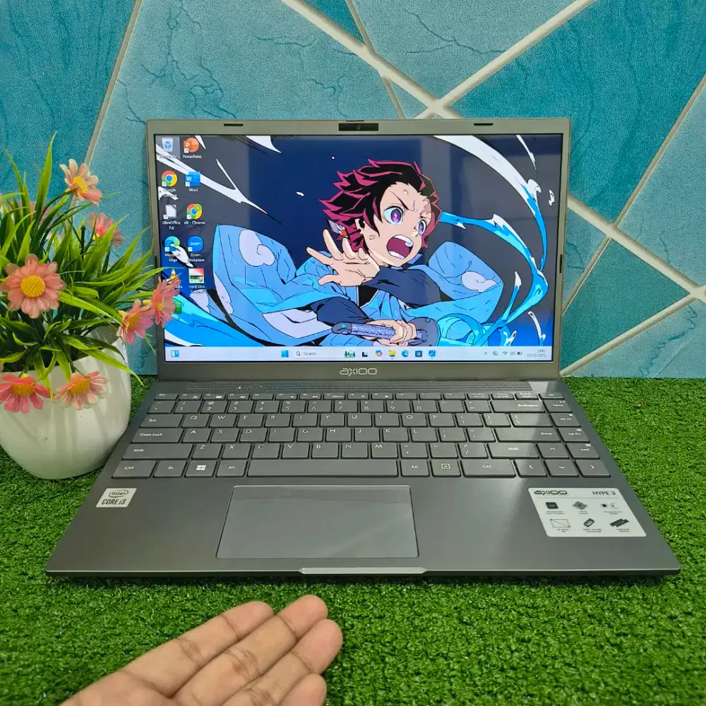 Laptop Axioo Hype 3 i3 Gen10 8/256 Mulus