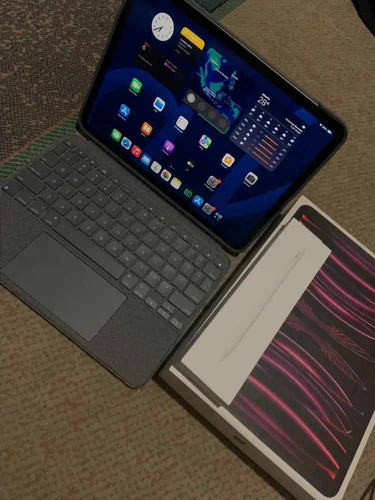 Fullset Ipad Pro M2 + Apple pen, bonus magickeyboard