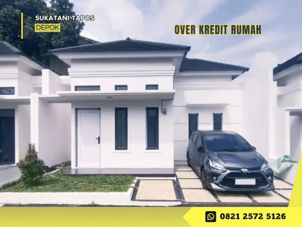 Over Kredit Rumah 69JT dkt Tol Cimanggis di Sukatani Tapos Depok