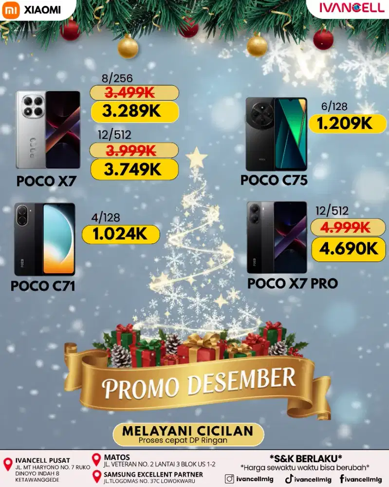 POCO C71 RAM 8/128 NEW MURAH