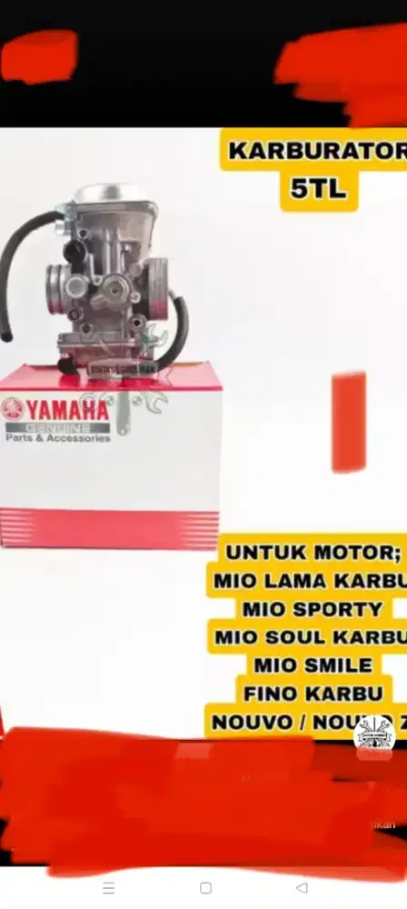 100%  Baru Karburator Yamaha Mio 5TL Murah