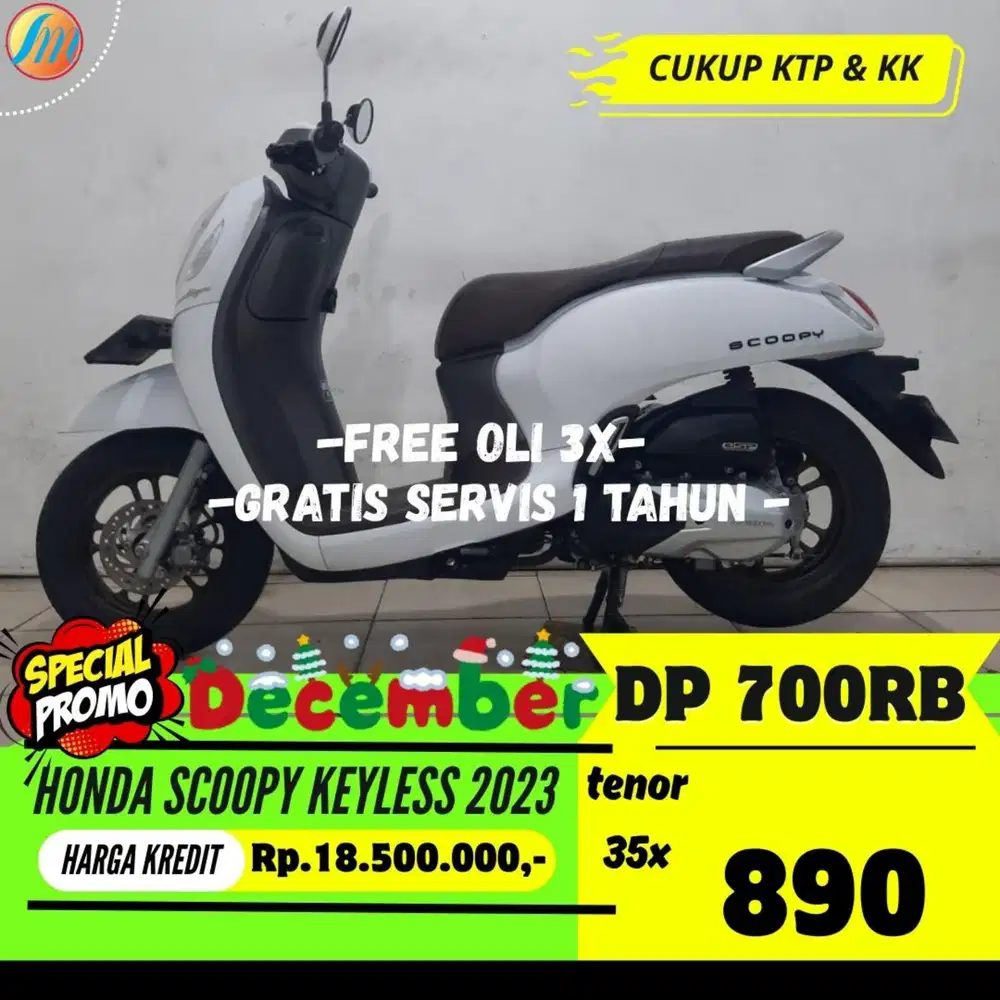 DP PROMO 700RIBU HONDA SCOOPY KEYLESS 2023 ANGSURAN TERJANGKAU