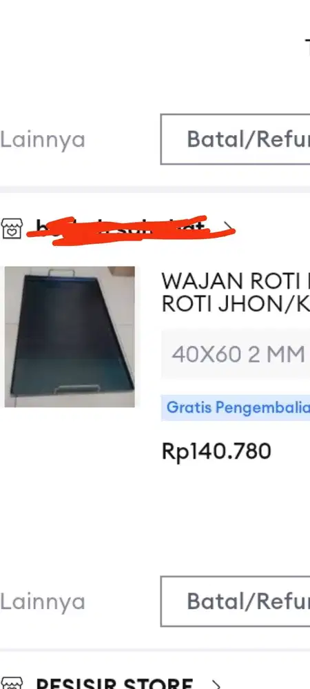 120rb Wajan roti bakar / roti jhon...2 tungku.. 40 x 60 2MM ...