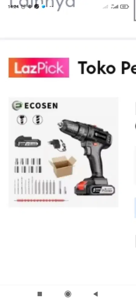 Ecosen Bor listrik tangan... Baru belum pernah dipakai