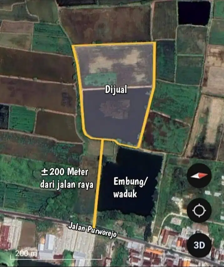 DIJUAL CEPAT BU, TANAH STRATEGIS JOGODALU BENJENG GRESIK