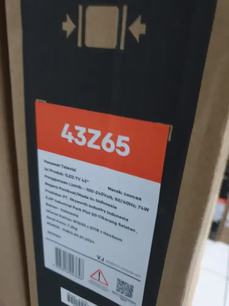 COOCAA GoogleTV Android 43 inch. 100% Gres, bisa Cod + Setting