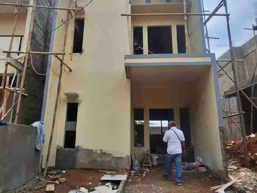 Rumah 2 Lantai aesthetic scandinavian Citayam Harga promo 295 Juta Cash