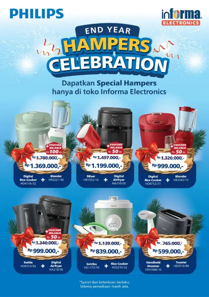 Hampers Natal  philips