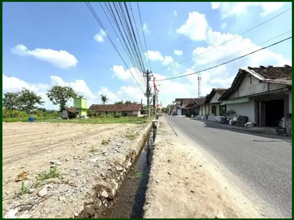 Tanah Dijual Yogyakarta Jl. Raya Sambiroto Dekat Jogja Bay Untuk Rumah