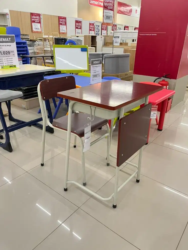 Set Meja Belajar Sekolah Murah