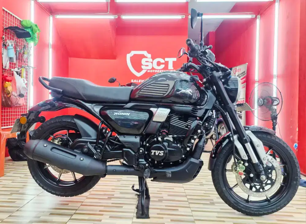 JualCpt90%LikeNew KM12Rb PjkOkt26 TVS RONIN 225 ABS 2023 Cafe Racer