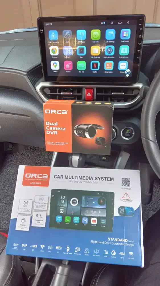 Jasa pasang audio headunit android mobil Bandung