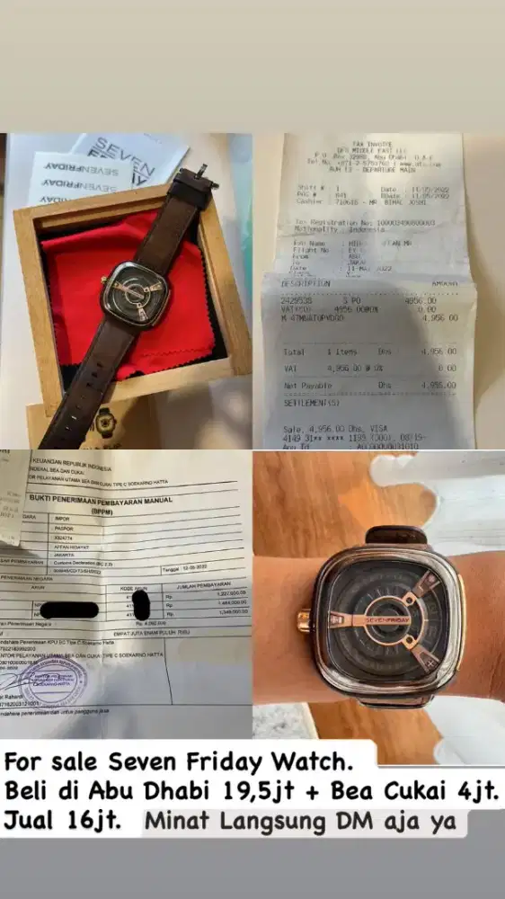 Jam Tangan 7 Friday ORI