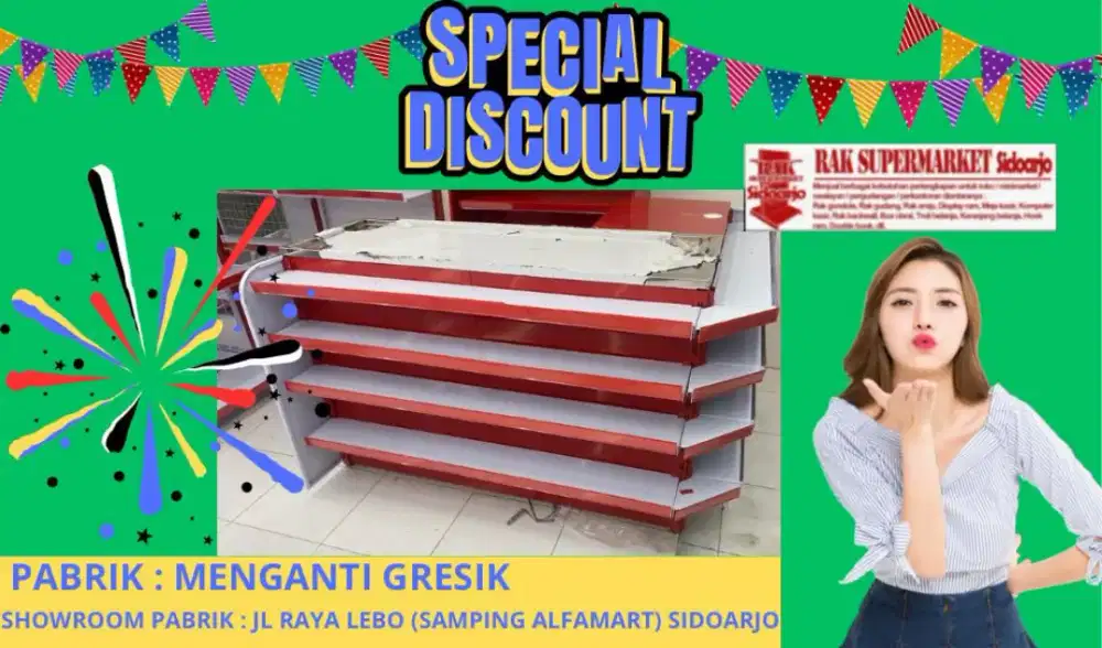 Meja kasir supermarket
