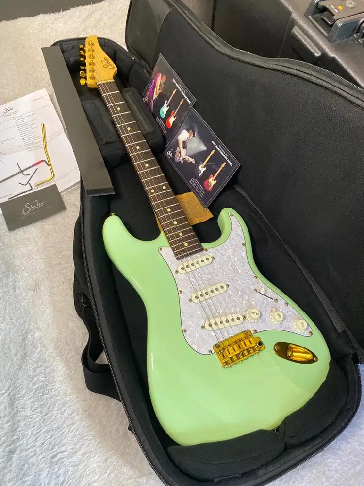 Suhr Classic Pro SSS Surf Green Gold Hardware Original made in USA