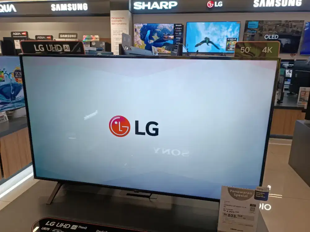 Bunga Cicilan 0% LG LED SMART TV 4K