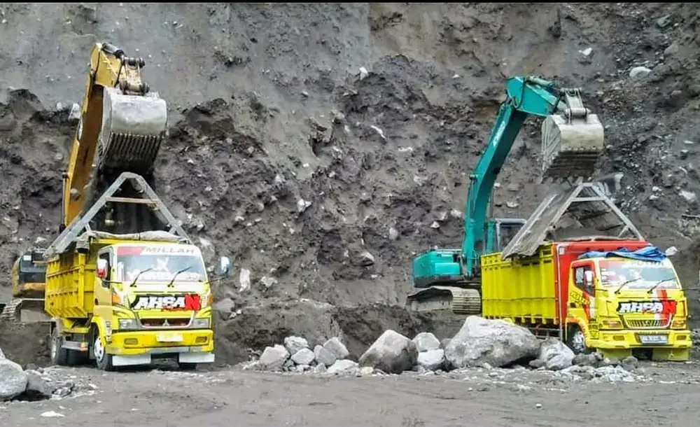 Pasir merapi berkualitas